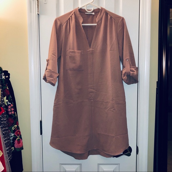 Lush Dresses & Skirts - NWOT Lush long sleeve mauve dress
